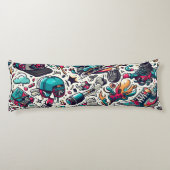 Graffiti Lichaamskussen (Achterkant)