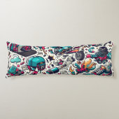 Graffiti Lichaamskussen (Voorkant)