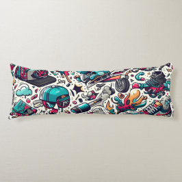 Graffiti Lichaamskussen