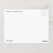 Graffiti Lion, Shoreditch London Briefkaart (Achterkant)