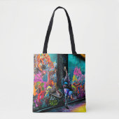 Graffiti live tote bag (Voorkant)