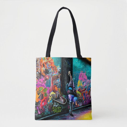 Graffiti live tote bag (Voorkant)