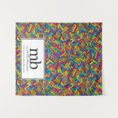 Graffiti Logo Zakelijke Tafel Runner Banner Wandkleed (Voorkant (horizontaal))