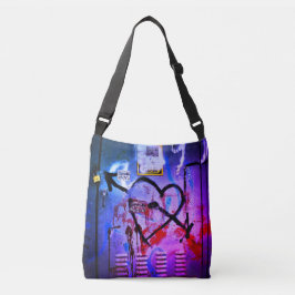 Graffiti Love Crossbody Tas