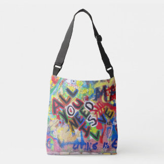Graffiti Love Crossbody Tas