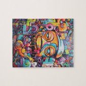 Graffiti Love - De geschriften op de muur Legpuzzel (Horizontaal)