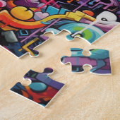 Graffiti Love - De geschriften op de muur Legpuzzel (Zijkant)