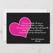[Graffiti Love} Goth Grunge Valentines Day Card Feestdagenkaart (Achterkant)