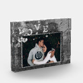 Graffiti Love Grunge | Eenvoudig Faux Crystal Scri Fotoblokken (Links)