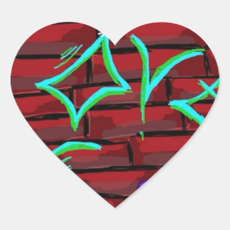 Graffiti Love Hart Sticker
