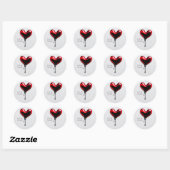Graffiti Love Heart Art Deco Sticker (Vel)