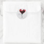 Graffiti Love Heart Art Deco Sticker (Tas)