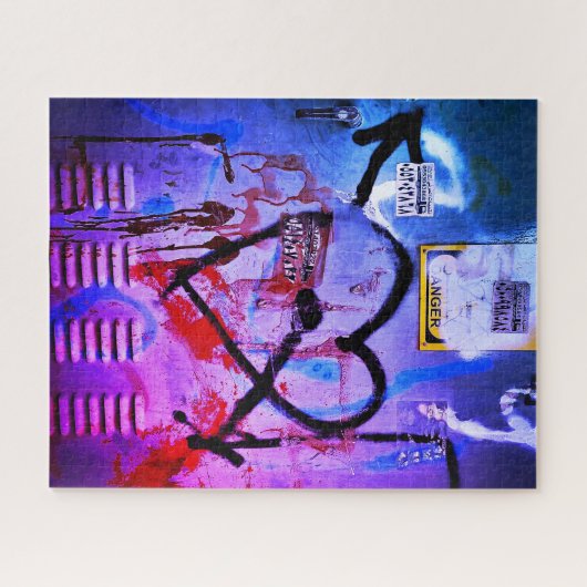 Graffiti Love Legpuzzel (Horizontaal)