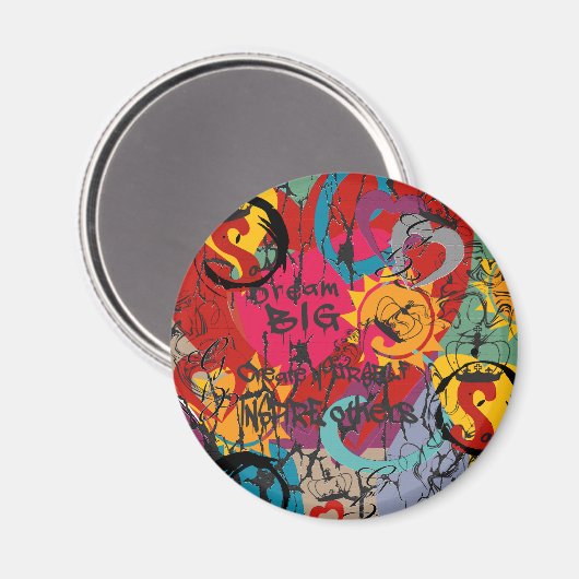 Graffiti Love Magneet (Voorkant / Achterkant)