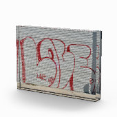 Graffiti Love, Peace, Koi-fotoblok Fotoblokken (Rechts)