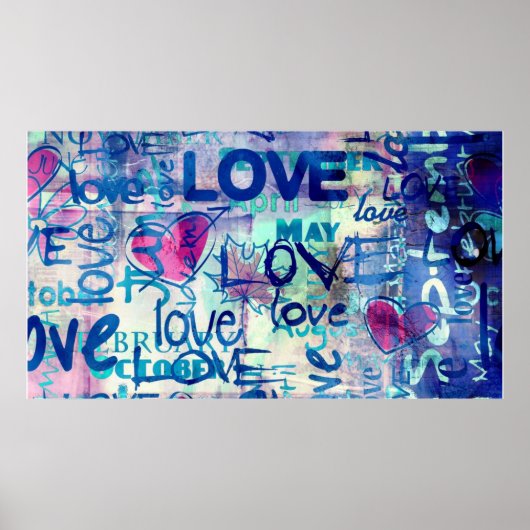 Graffiti Love Poster (Voorkant)