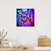 Graffiti Love Poster (Keuken)