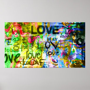 Graffiti Love Poster