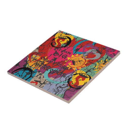 Graffiti Love Tegeltje (Zijkant)