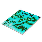 Graffiti Love Tegeltje (Zijkant)