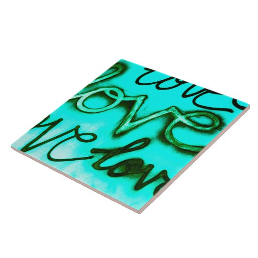 Graffiti Love Tegeltje (Zijkant)