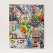 Graffiti Love - The Writers on the Wall Jigzaag Legpuzzel (Verticaal)