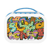 Graffiti lunchbox (Voorkant)