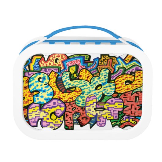 Graffiti lunchbox (Achterkant)