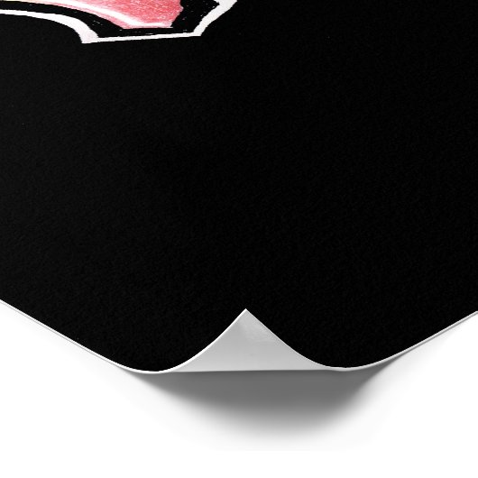 GRAFFITI M C CARTOON print/poster Poster (Hoek)