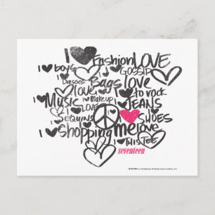 Graffiti Magenta Briefkaart