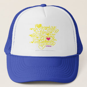 Graffiti Magenta/Geel Trucker Pet