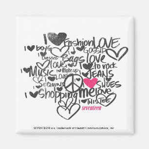 Graffiti Magenta Magneet