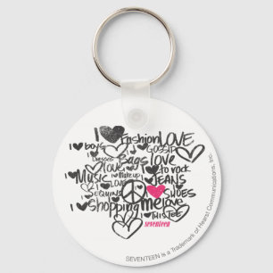 Graffiti Magenta Sleutelhanger