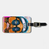 Graffiti Man Bagagelabel (Voorkant horizontaal)