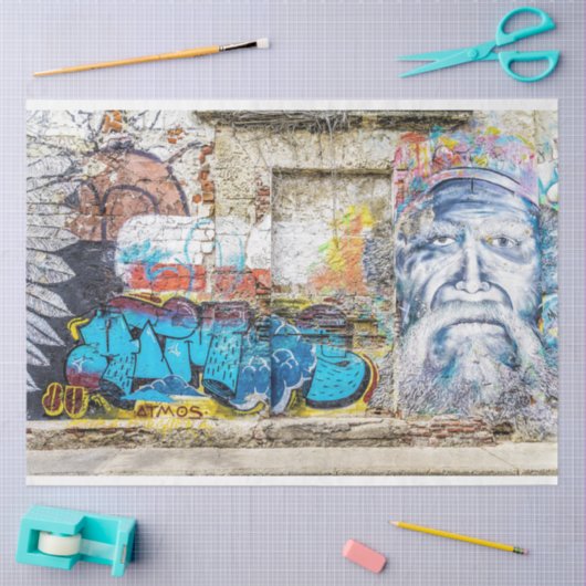 Graffiti Man Urban 19 debetpapier Tissuepapier (Craft)