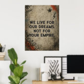 Graffiti Manifest, Aangepaste Quote Street Art Poster (Thuiskantoor)