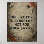 Graffiti Manifesto, Custom Quote Street Art Poster (Voorkant)