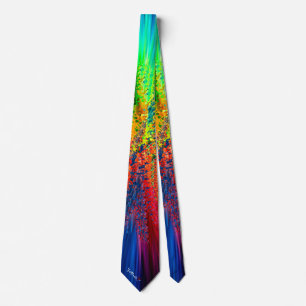 Graffiti - mannen kleurrijke designer necktie stropdas