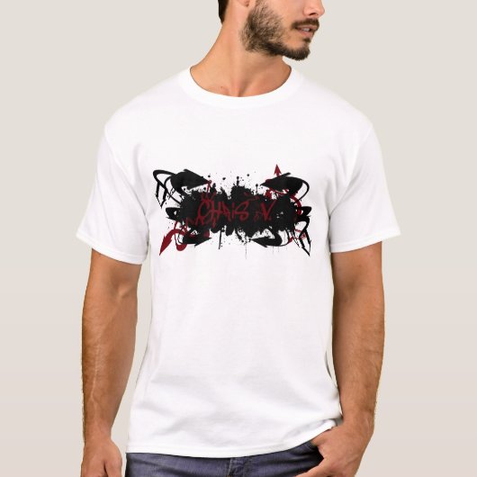 Graffiti Mannen T-Shirt (Voorkant)