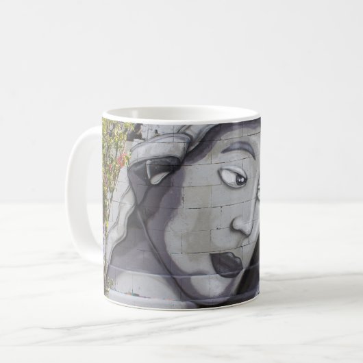 Graffiti Maria Koffiemok (Voorkant links)