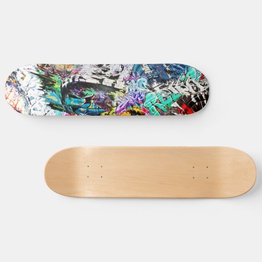 Graffiti Mash Persoonlijk Skateboard (Horizontaal)