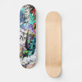 Graffiti Mash Persoonlijk Skateboard (Voorkant)