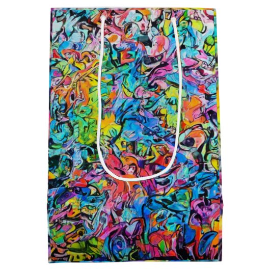 graffiti medium cadeauzakje (Achterkant)