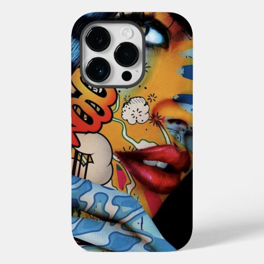 graffiti meisje Case-Mate iPhone case (Achterkant)