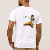 graffiti-meisje t-shirt (Achterkant)