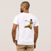 graffiti-meisje t-shirt (Achterkant volledig)