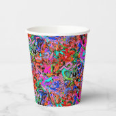 Graffiti met kleurrijke straatstijl papieren bekers (Links)