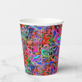 Graffiti met kleurrijke straatstijl papieren bekers (Rechts)