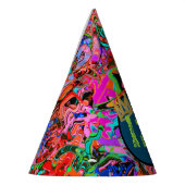 Graffiti met kroon en leeftijd feesthoedjes (Links)