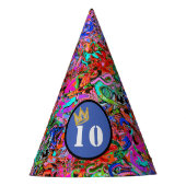 Graffiti met kroon feesthoedjes (Voorkant)